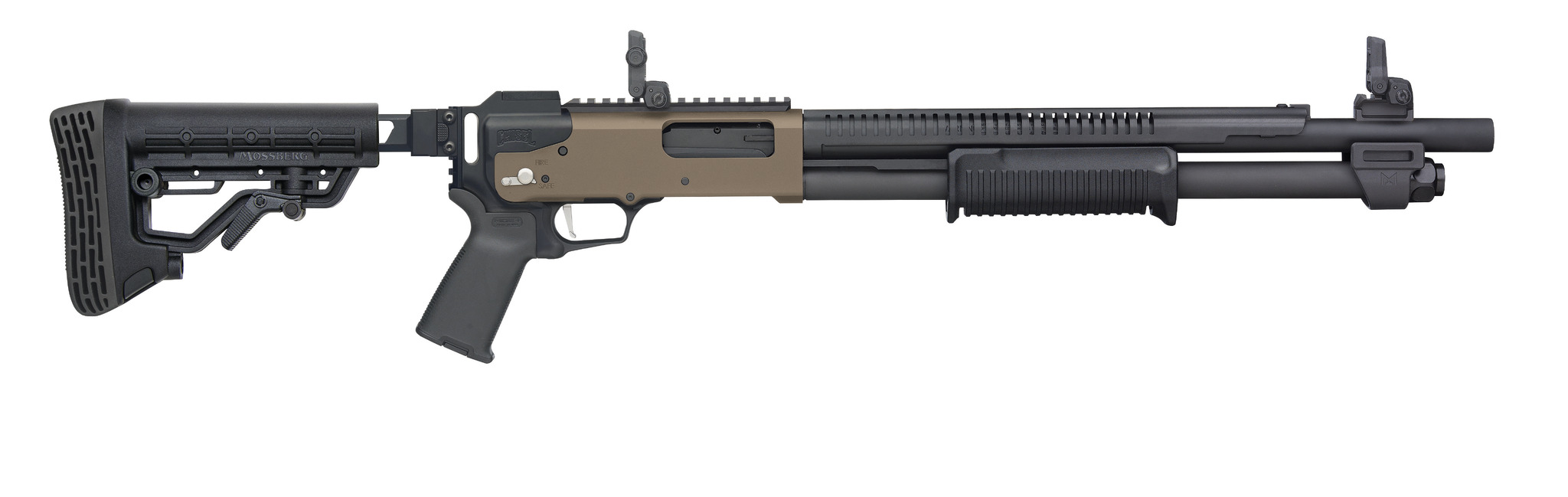Mossberg 590R 12GA FDE Folding Stock 18.50"-img-0