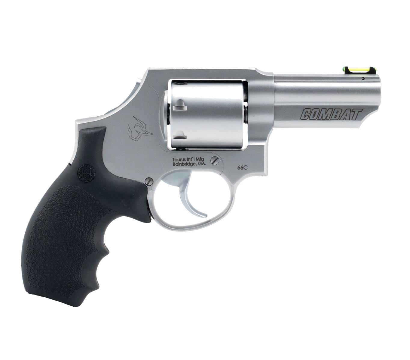 Taurus 66C .357 Mag SS Hogue G10 Grip Revolver-img-0