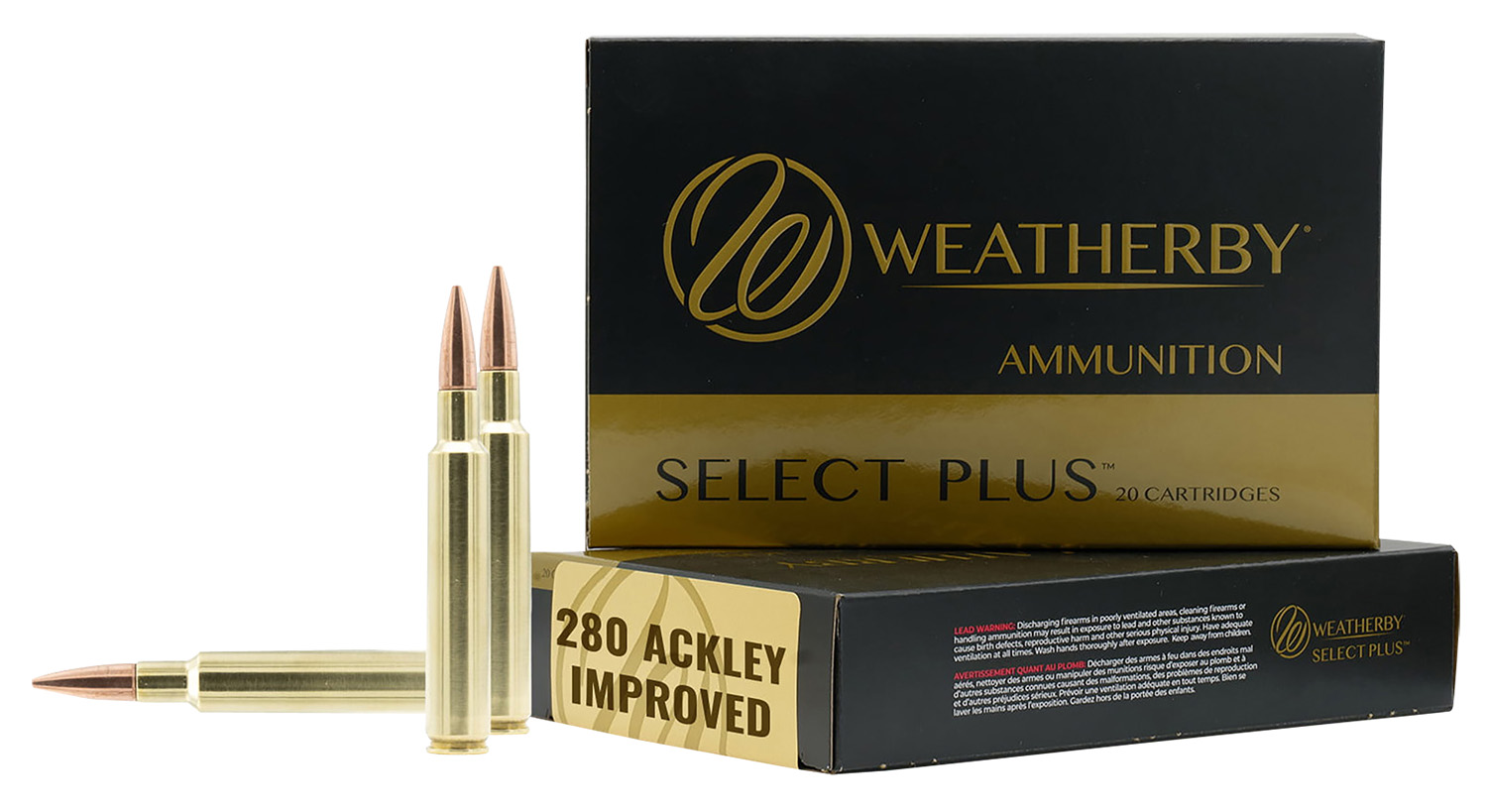 Weatherby Select Plus .280 Ackley 168 Gr BTHP therby Select Plus .280 Ackley 168 Gr BTHP Ammo