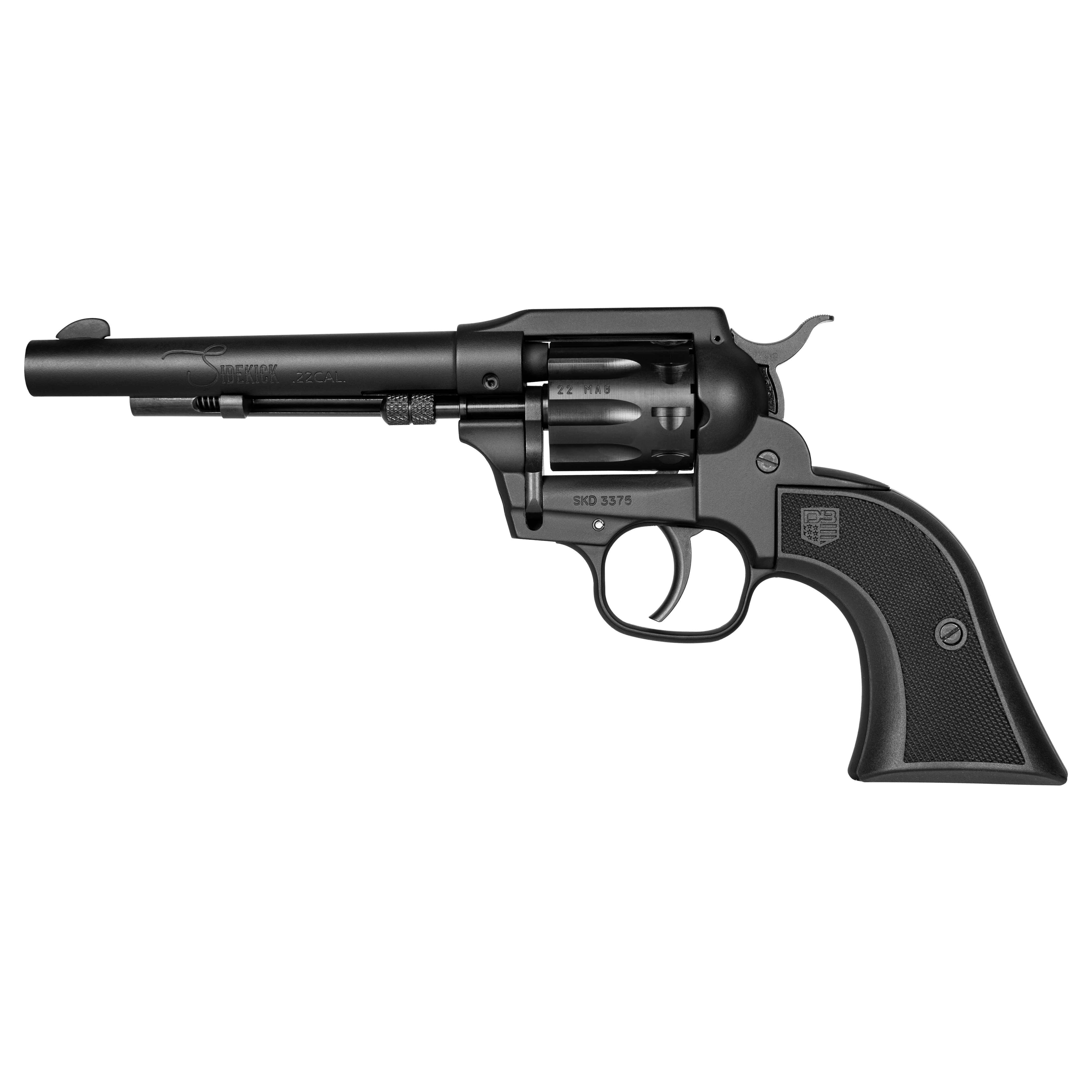 Diamondback Sidekick 22 LR/22 Mag 5.5" Black Revolver-img-0