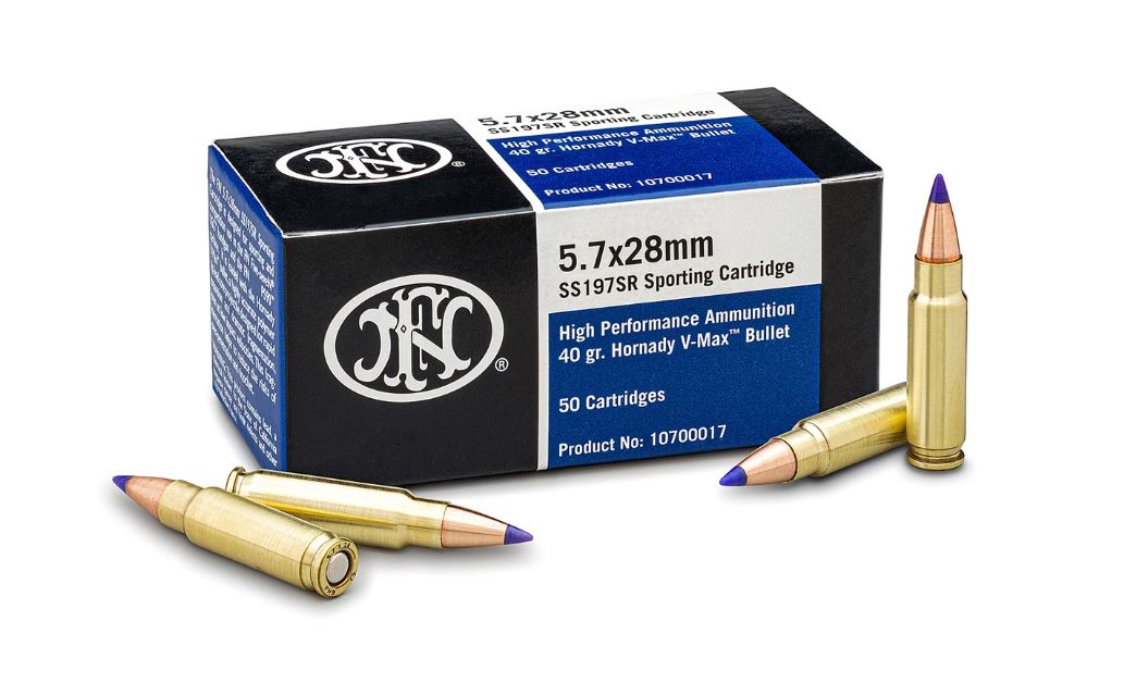 10700015 V-Max Blue Tip V-Max 40 Grain 5.7x28mm FN Ammo